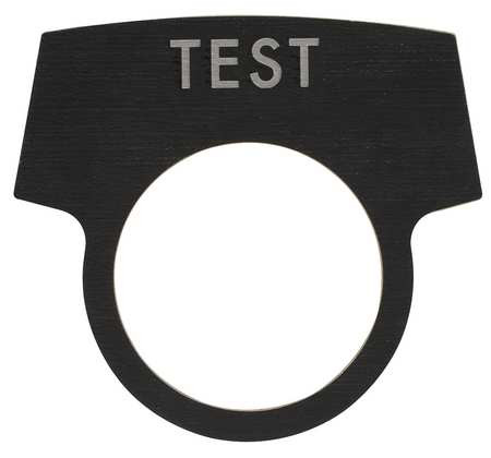 APPLETON ELECTRIC LNPFASTQ LEGEND PLATE FAST WHITE/BLACK