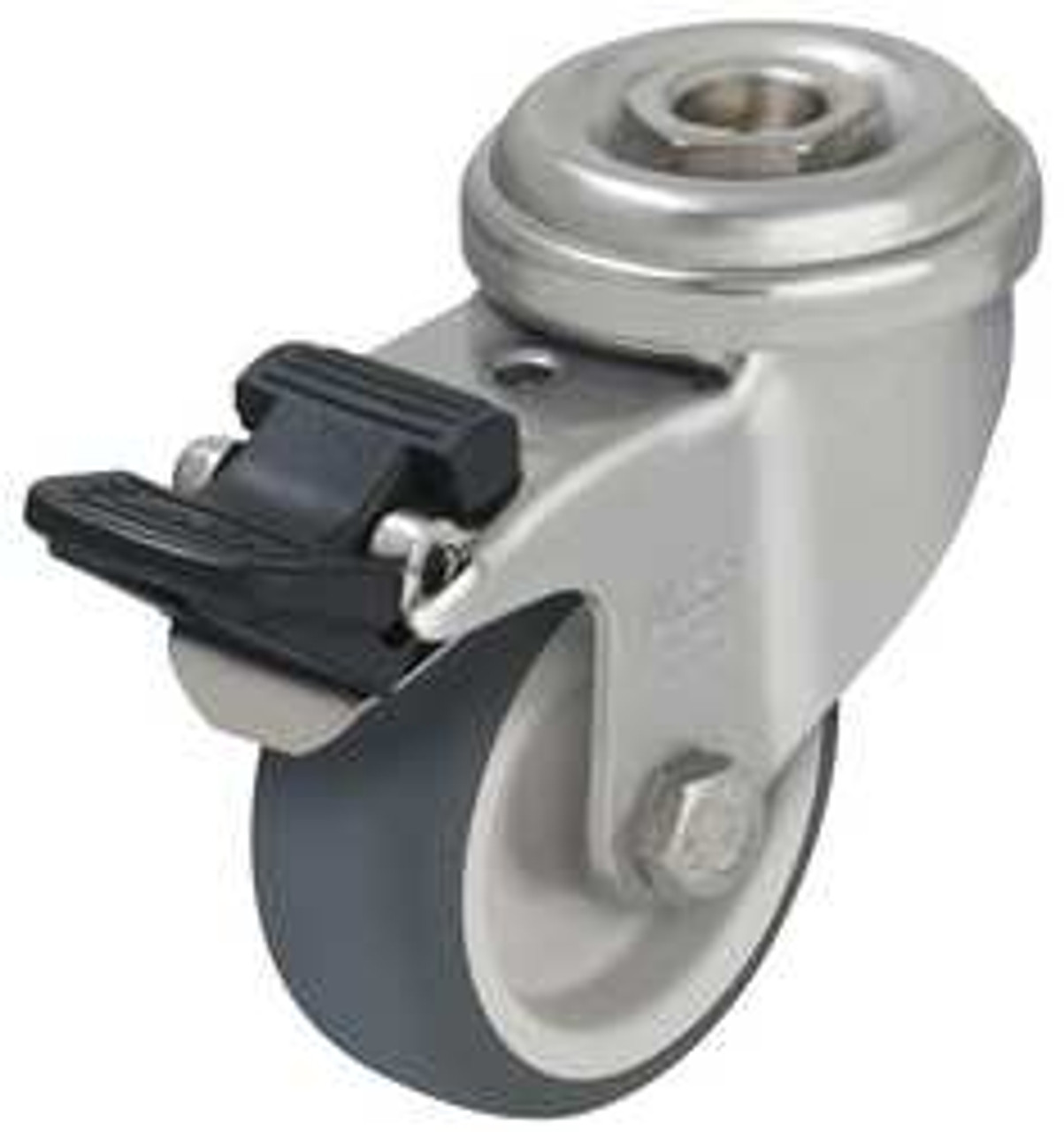 BLICKLE LRXA-TPA 75G-FI HOLLOW KINGPIN SWIVEL CASTER 3 IN 165 LB