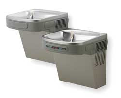 ELKAY LZOSTL8LC ELKAY VERSATILE COOLER WALL MOUNT BI-LEV