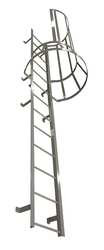 COTTERMAN M17SC L10 C1 FIXED LADDER W/SAFETY CAGE 16 FT 3 IN H