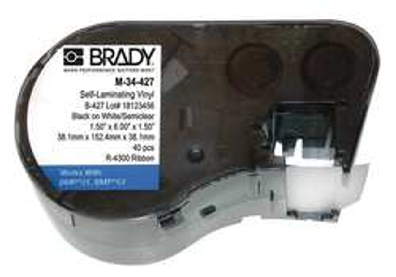 BRADY SPC ABSORBENTS M-34-427 MSERIES B427 WHT 1.5"X6"X1.5" 40 ROLL