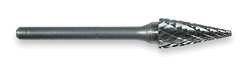 WIDIA METAL REMOVAL M41467 CARBIDE BUR INCLUDED ANGLE 3/8 DBL CUT