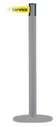 TENSABARRIER MARINEPOST-36-STD-NO-YEX-C H4290 BARRIER POST WITH BELT GRAY