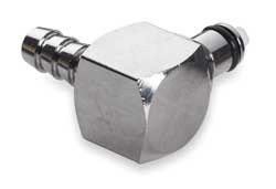 COLDER PRODUCTS CORPORATION MCD2302 ELBOW INSERT CHROME PLATD BRASS SHUT-OFF