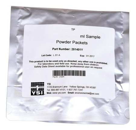YSI MO-1 RP2 REAGENT POWDER PACK PK 100