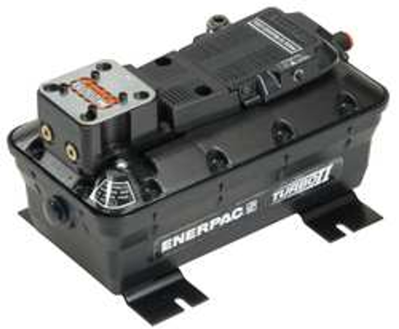 ENERPAC PASG5002SB PUMP AIR/HYD 5000 PSI .65 GAL W/MANIFOLD