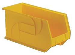 LEWIS BINS PB1808-9 Yellow HANG/STACK BIN 9HX8-1/4WX18D YELLOW