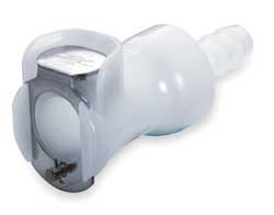 COLDER PRODUCTS CORPORATION PMCD1703 INLINE COUPLER ACETAL SHUT-OFF BARBED