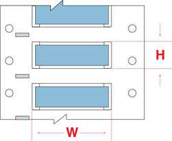 BRADY SPC ABSORBENTS PS-094-150-BL-S WIRE MARKER WIRE SLEEVE PERMASLEEVE(R)