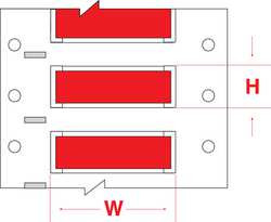 BRADY SPC ABSORBENTS PS-094-150-RD-S WIRE MARKER WIRE SLEEVE PERMASLEEVE(R)