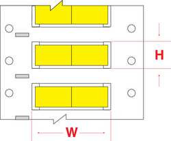 BRADY SPC ABSORBENTS PS-094-150-YL-2 WIRE MARKER WIRE SLEEVE PERMASLEEVE(R)