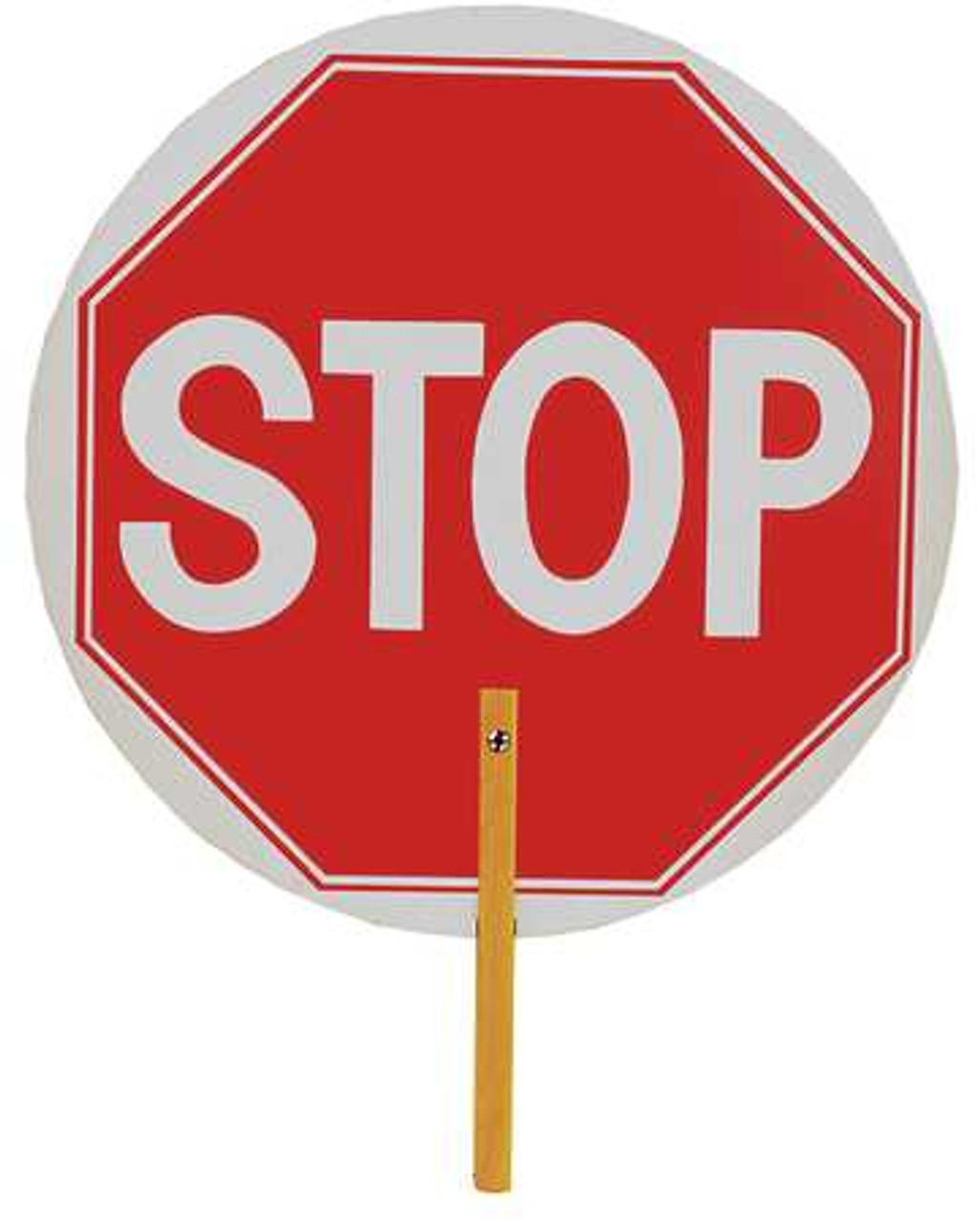 SAFETY FLAG ST-ST PADDLE SIGN STOP PLASTIC