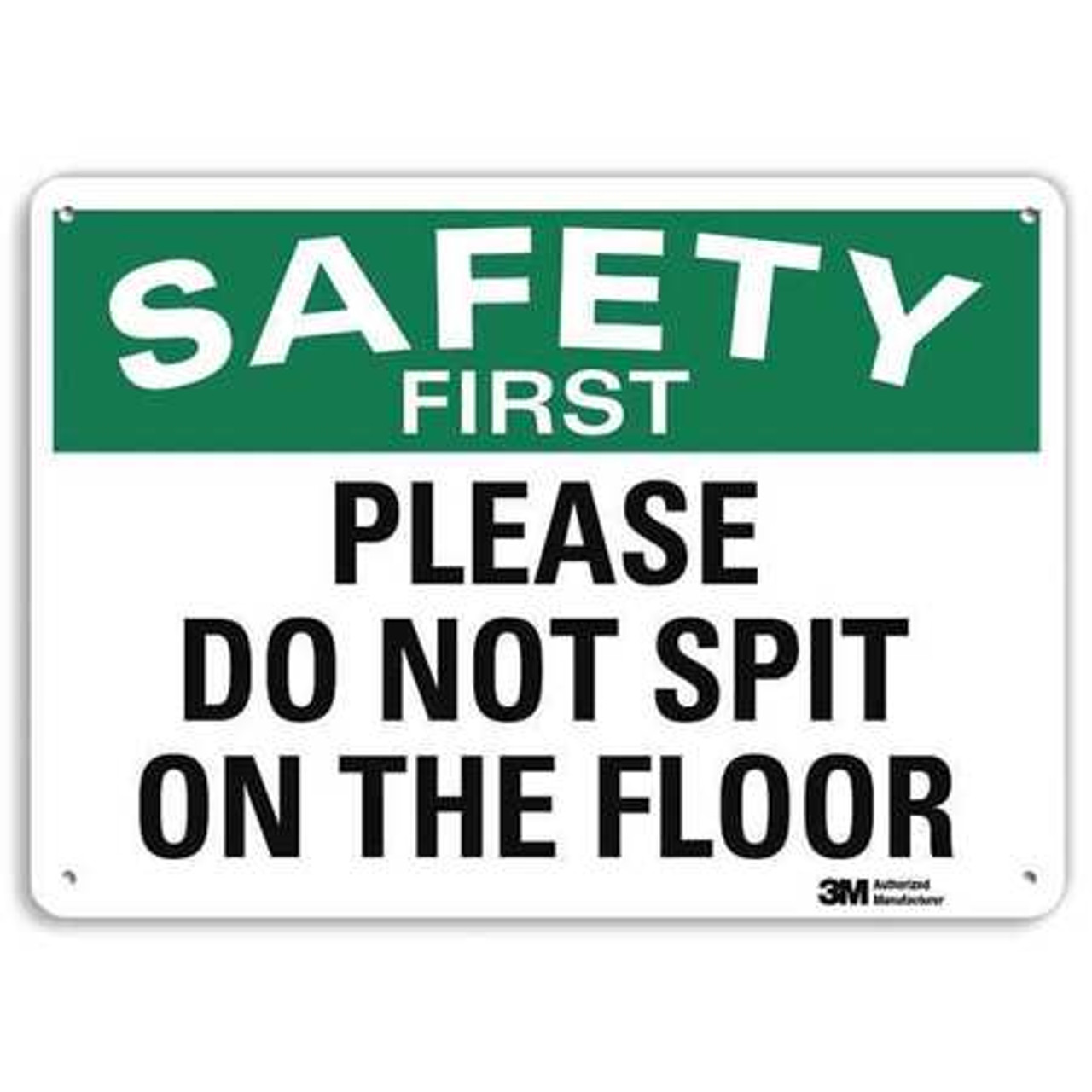 LYLE U7-1224-RA_10X7 SAFETY SIGN REFLECTIVE ALUM 7INHX10INW