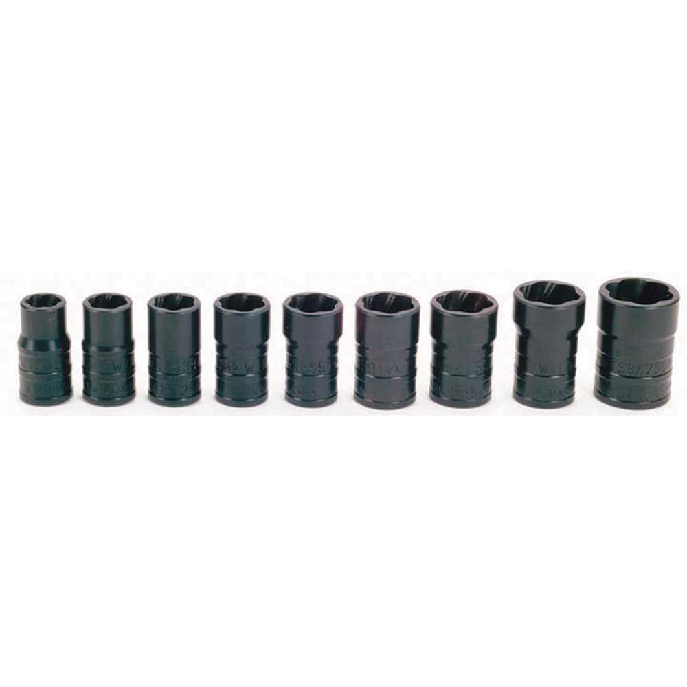 WILLIAMS TSMS3809 3/8 DR TURBOSOCKET SET, 9-PC            
