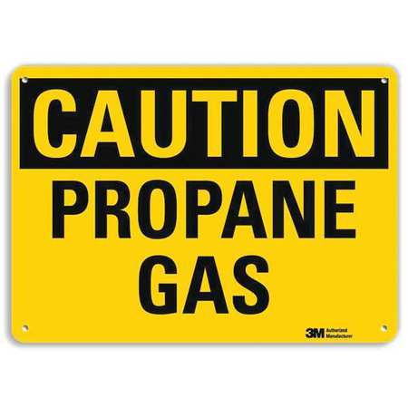 LYLE U4-1608-RA_14X10 SAFETY SIGN PROPANE GAS 10IN H X 14IN W