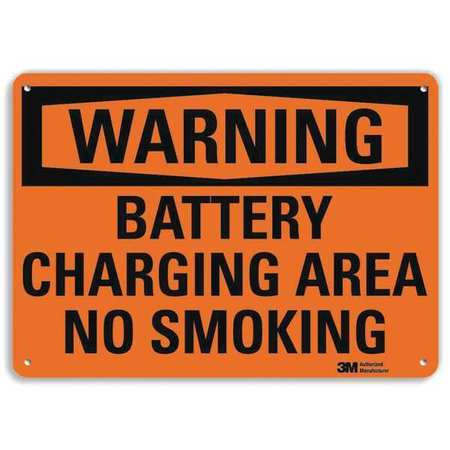 LYLE U6-1036-RA_14X10 WARNING NO SMOKING SIGN 10IN H X 14IN W