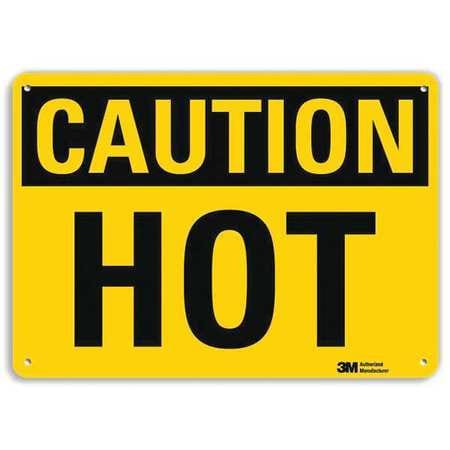 LYLE U4-1424-RA_10X7 SAFETY SIGN HOT 7IN.H