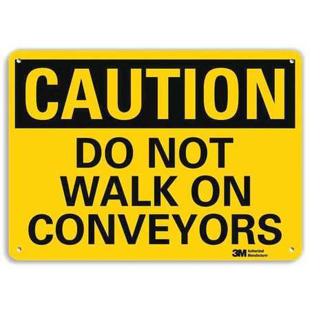 LYLE U4-1209-RA_14X10 SAFETY SIGN DO NOT WALK 10IN.H