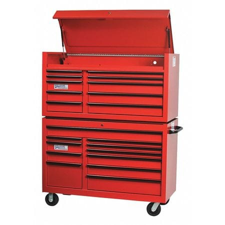 WILLIAMS W55RC11 55" 11 DRAWER ROLL CAB RED              