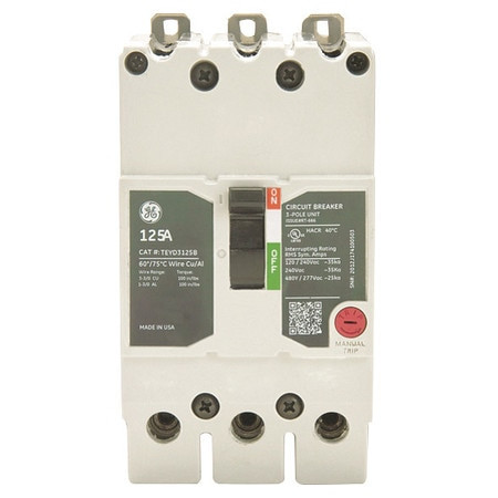 GENERAL CABLE TEYH3080B CIRCUIT BREAKER 80A 3P 277/480VAC 35KA