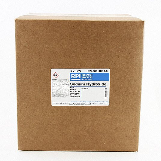 RPI S24000-3000.0 SODIUM HYDROXIDE 3KG