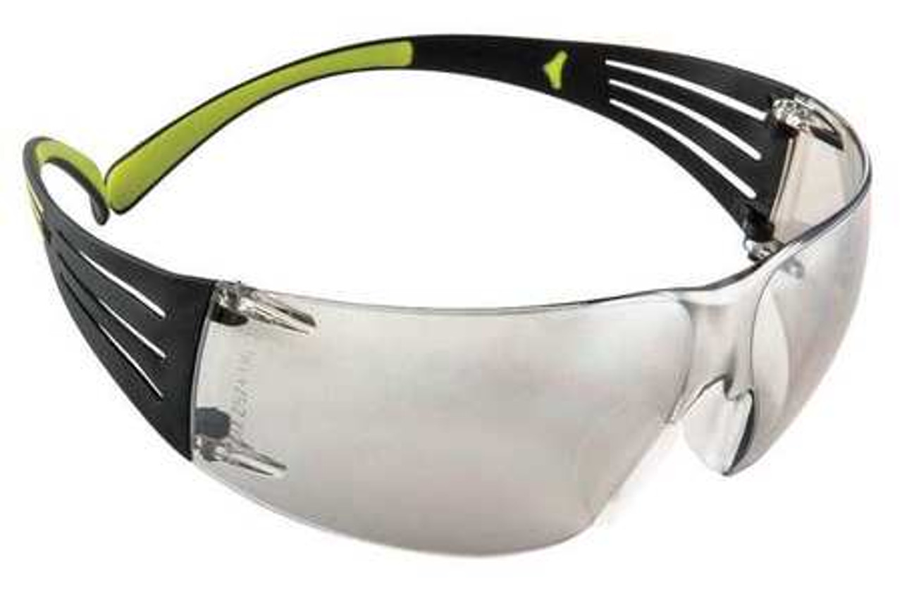3M SF402AF SAFETY GLASSES UNISEX GRAY BLACK/NEON