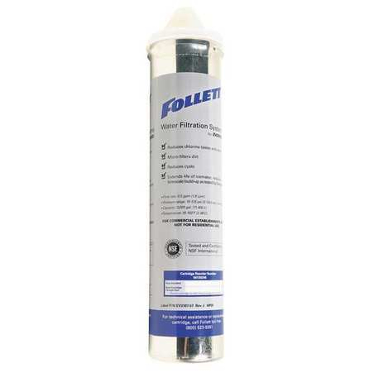 FOLLETT ICE 00130245 WATER FILTER CARTRIDGE