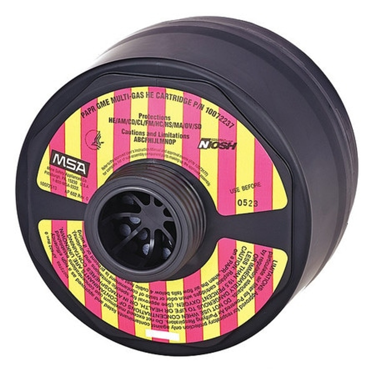 MSA SAFETY WORKS 10072237 10072237 GME THREADED CARTRIDG MSA SAFETY WORKS 10072237 10072237 GME THREADED CARTRIDG