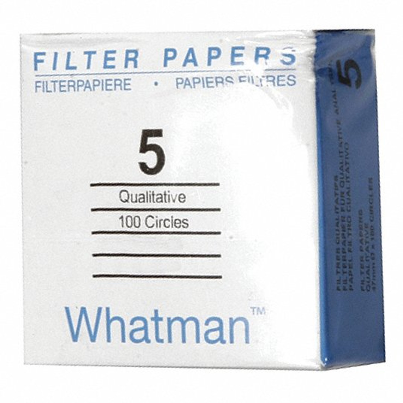 WHATMAN 1005-185 QUALITATIVE FLTR PAPER CFP5 18.5CM PK100