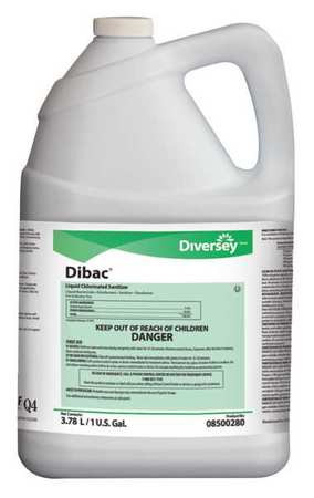 DIVERSEY 08500280 DISHWASHER SANITIZER 1 GAL. YELLOW PK4