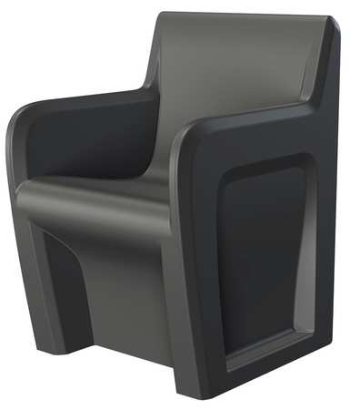 CORTECH 106484BKS SENTINEL ARM CHAIR FLOOR MOUNT, GANGABLE