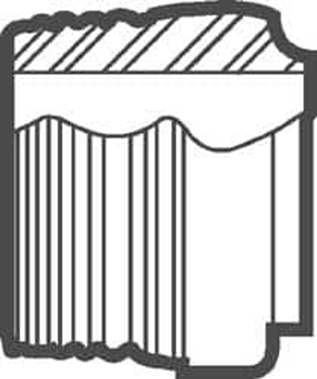 VNE 19WB4.0 MALE ADAPTER T304 SS 0.083 IN