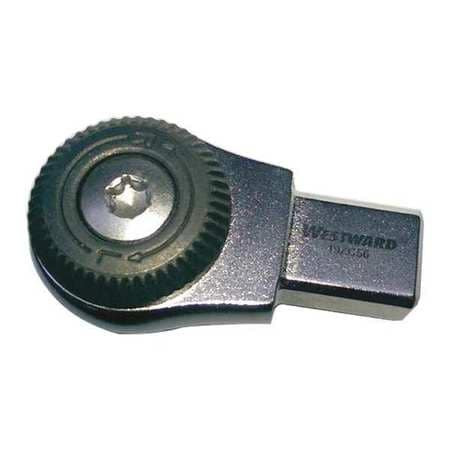 WESTWARD 19ZC56 TORQUE WRENCH HEAD ROUND RATCHET 1/4IN.