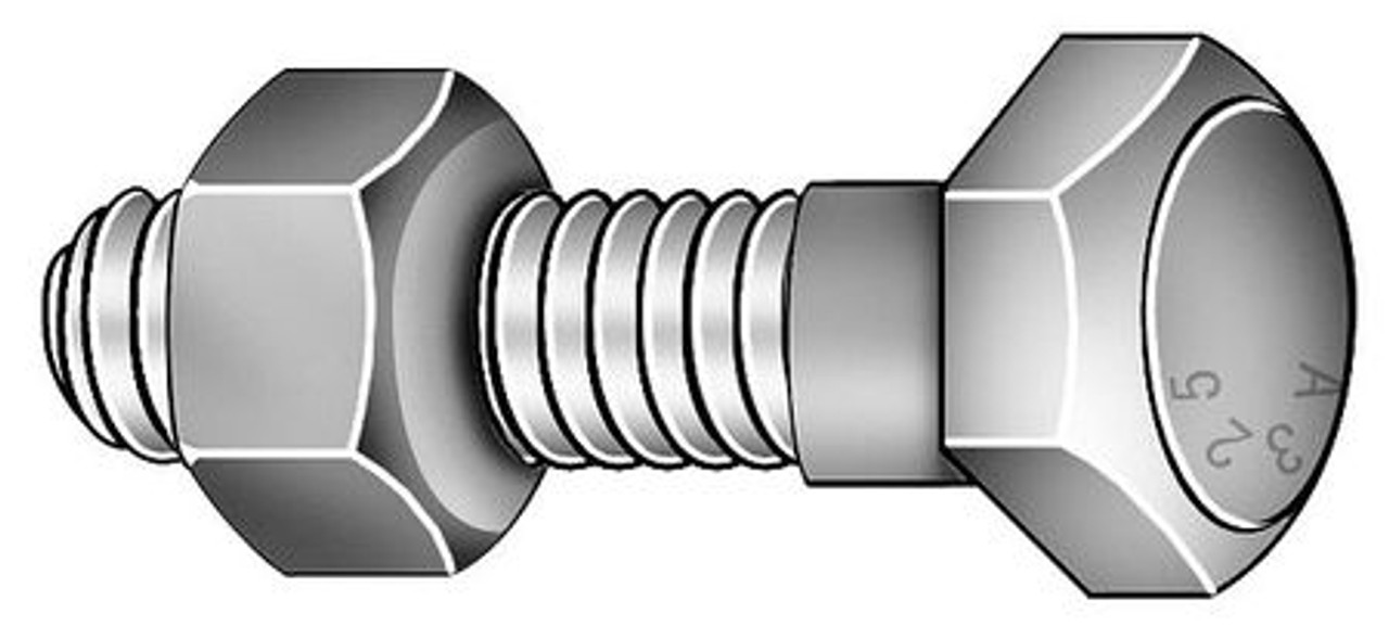 HODELL-NATCO 1RY30 STRUCTURAL BOLT 7/8-9 1 3/4 L PK5
