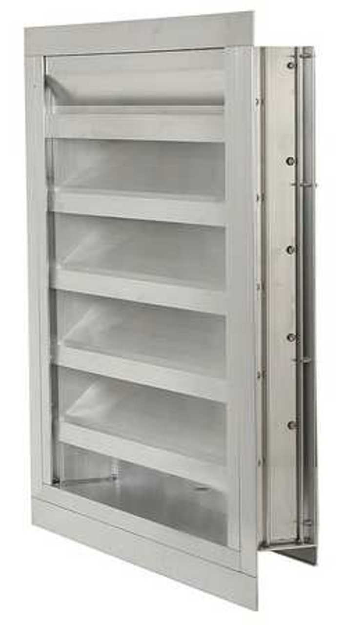 DAYTON 20UA24 LOUVER DAMPER ADJUSTABLE 30H X 30W