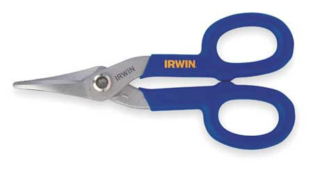 IRWIN 23007 STRAIGHT CUT SNIPS, 7" TINNER SNIP, CUT 