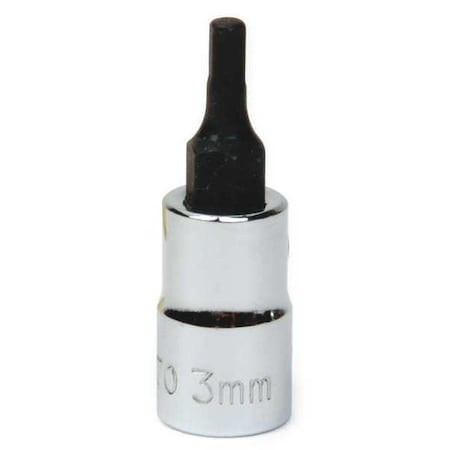 WILLIAMS 35075 8MM HEX BIT SKT 1/4 DR                  