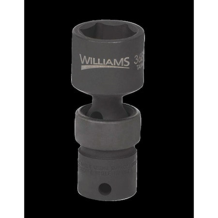 WILLIAMS 36811 3/8 DR 6PT IMP U-JOINT SOC 11M          