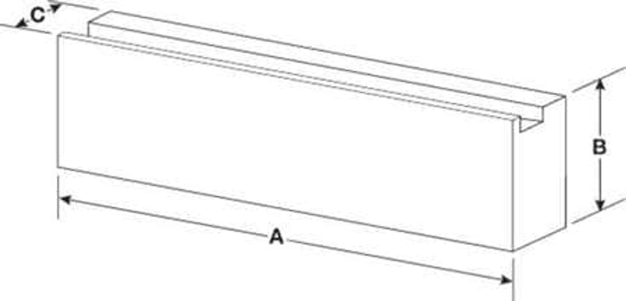 MITEE-BITE PRODUCTS INC 33068 STEEL JAW SET WITHOUT HOLES 8IN PK2