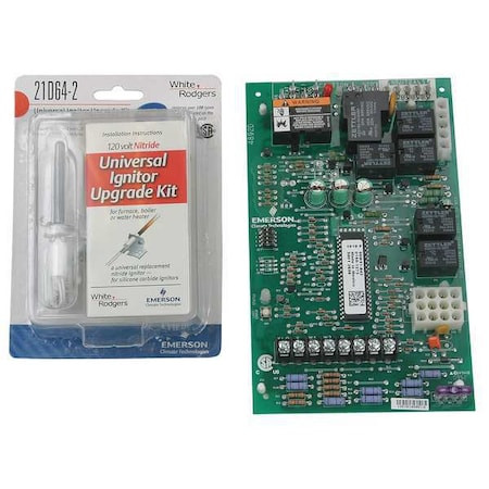 WHITE-RODGERS 21M51U-843 CONTROL,HOT SURFACE IGNITION,2 RETRIES