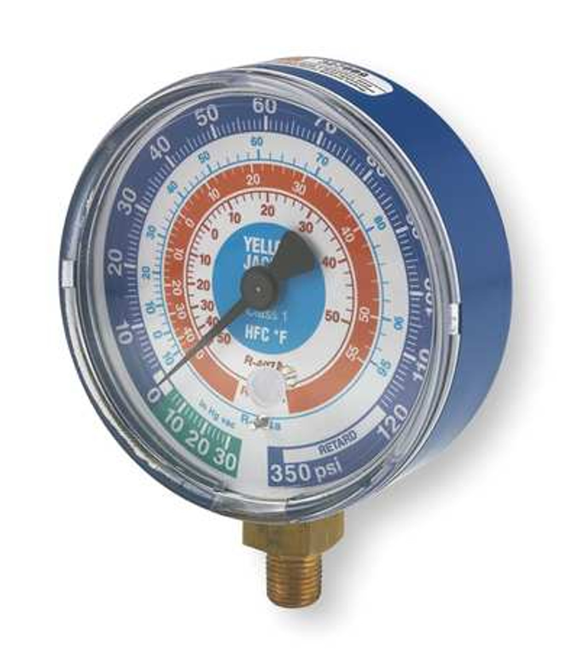 YELLOW JACKET 49138 ITEM 3 1/8 IN BLUE COMPOUND GAUGE