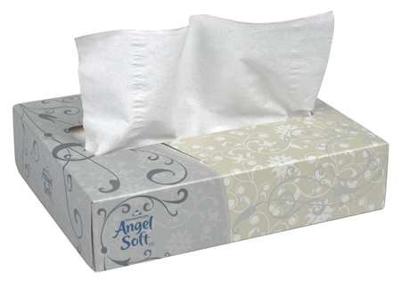 GEORGIA-PACIFIC CONSUMER PRODUCTS 48550 FACIAL TISSUE ANGEL SOFT PS FLAT PK60