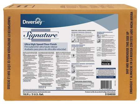 DIVERSEY 5104950 FINISH,FLOOR,UHS,SIGNATURE,BG IN BX