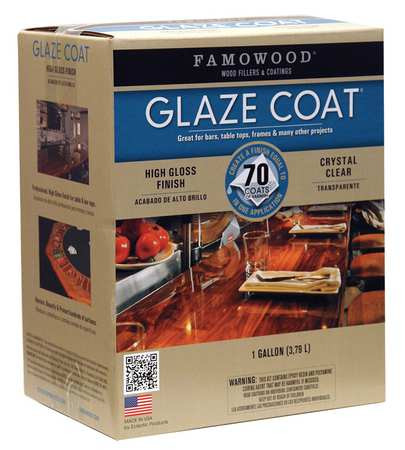 FAMOWOOD 5050110 HIGH BUILD COATING EPOXY CLEAR