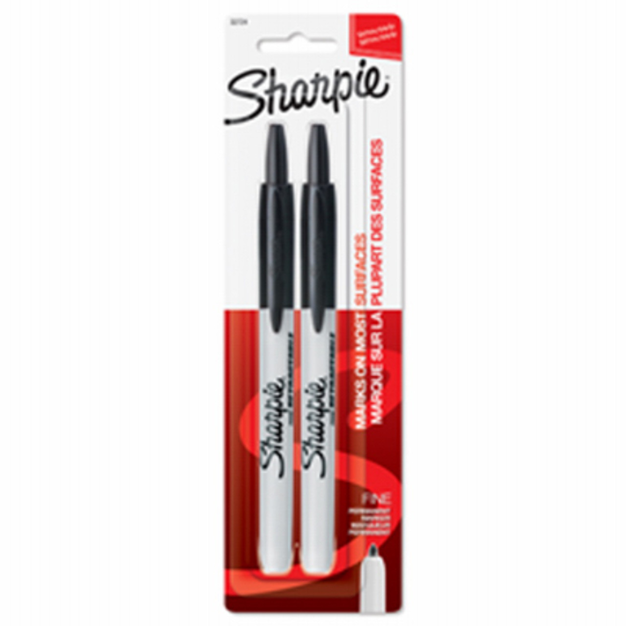 SANFORD CORPORATION 32724PP SHARPIE RETRACTABLE FINEPOINT BLACK