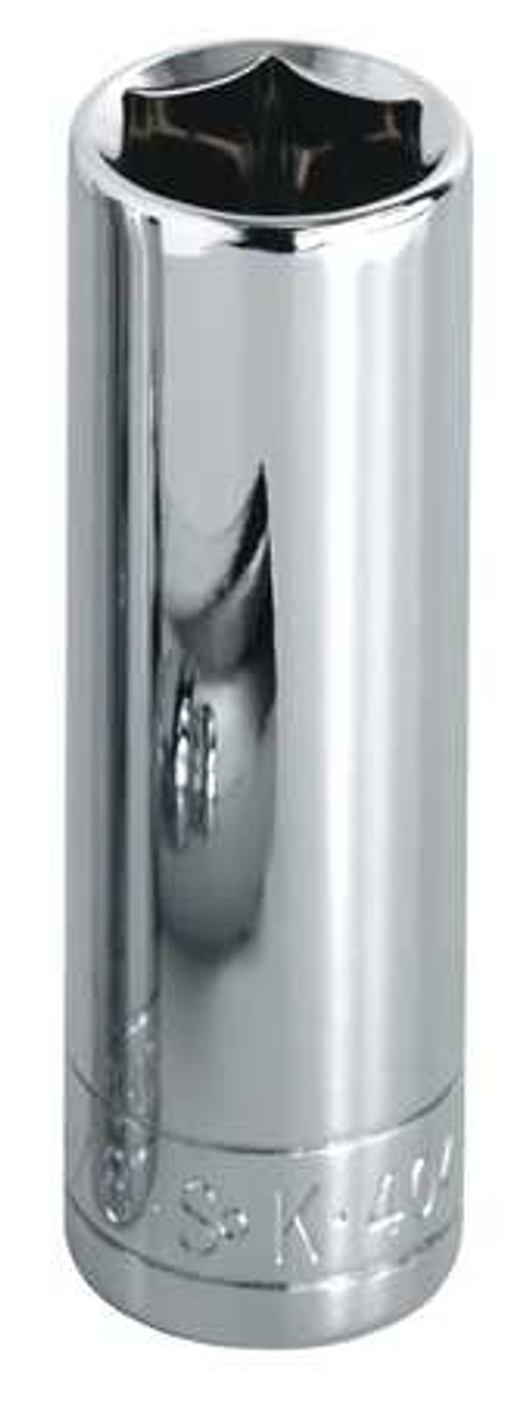 SK PROFESSIONAL TOOLS 41705 SOCKET 1/4 IN DR 9MM 6 PT DEEP