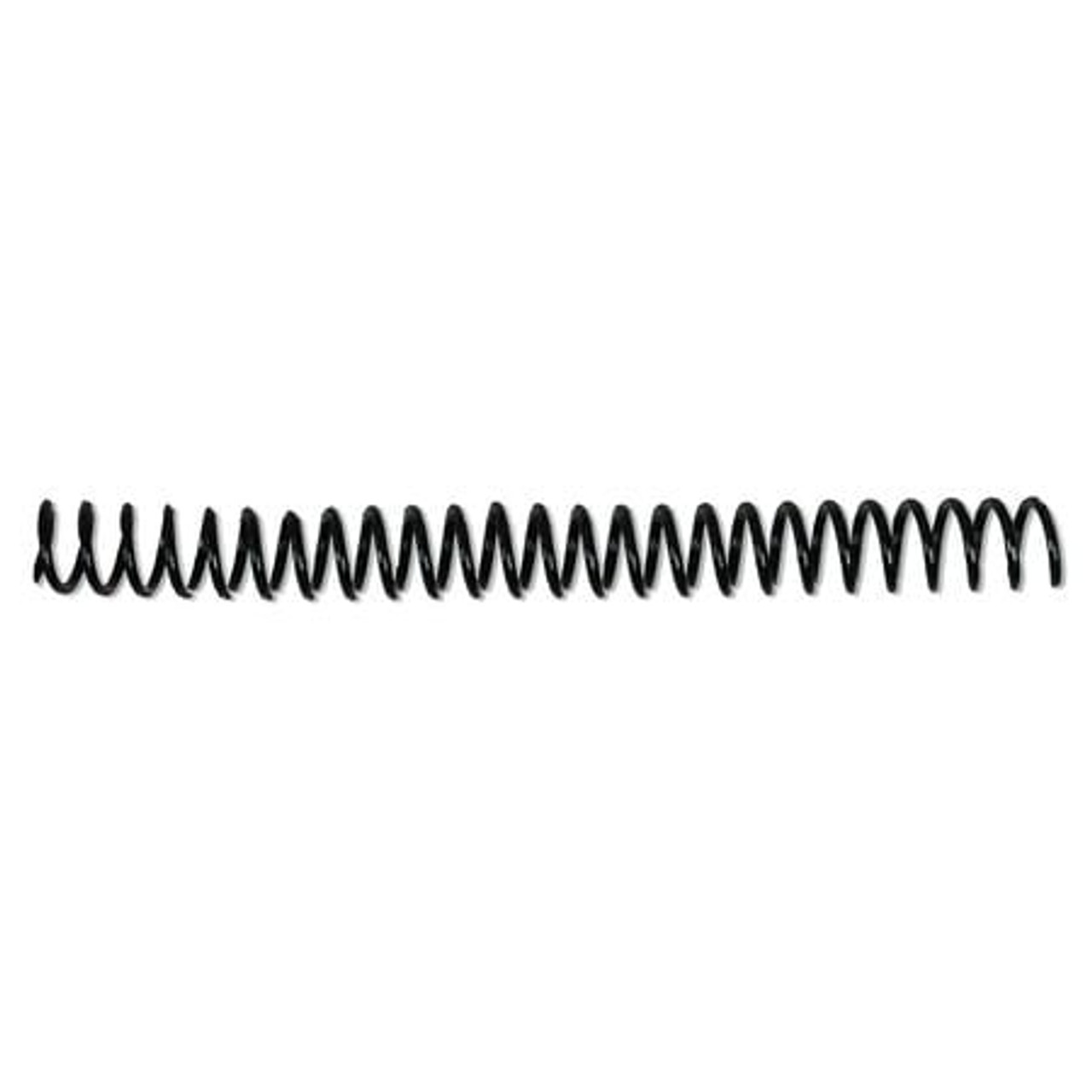SIRCLE 614197 BINDING SPINES COIL 6MM BLACK PK100
