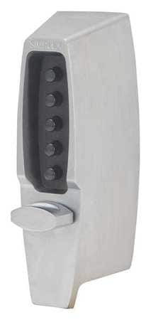 SIMPLEX 710626D41 PUSHBUTTON DEADBOLT SATIN CHROME