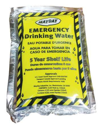 MAYDAY 78804 EMERGENCY DRINKING WATER 125ML
