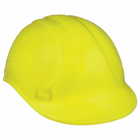ERB INDUSTRIES 67-34KW52 VENTED BUMP CAP HI-VIS YELLOW PINLOCK